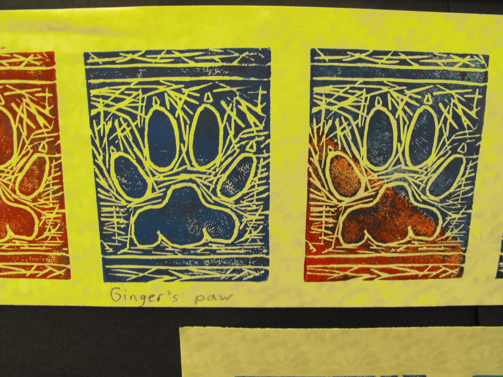 Teachingisagift LinoBlock Printmaking Art Project