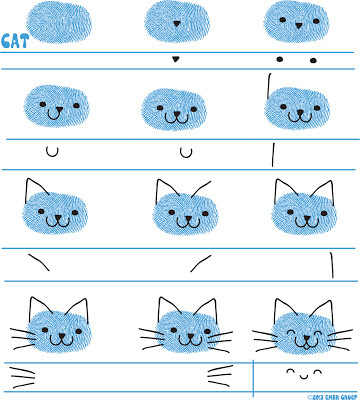 Ed Emberley's Cat Drawing Page