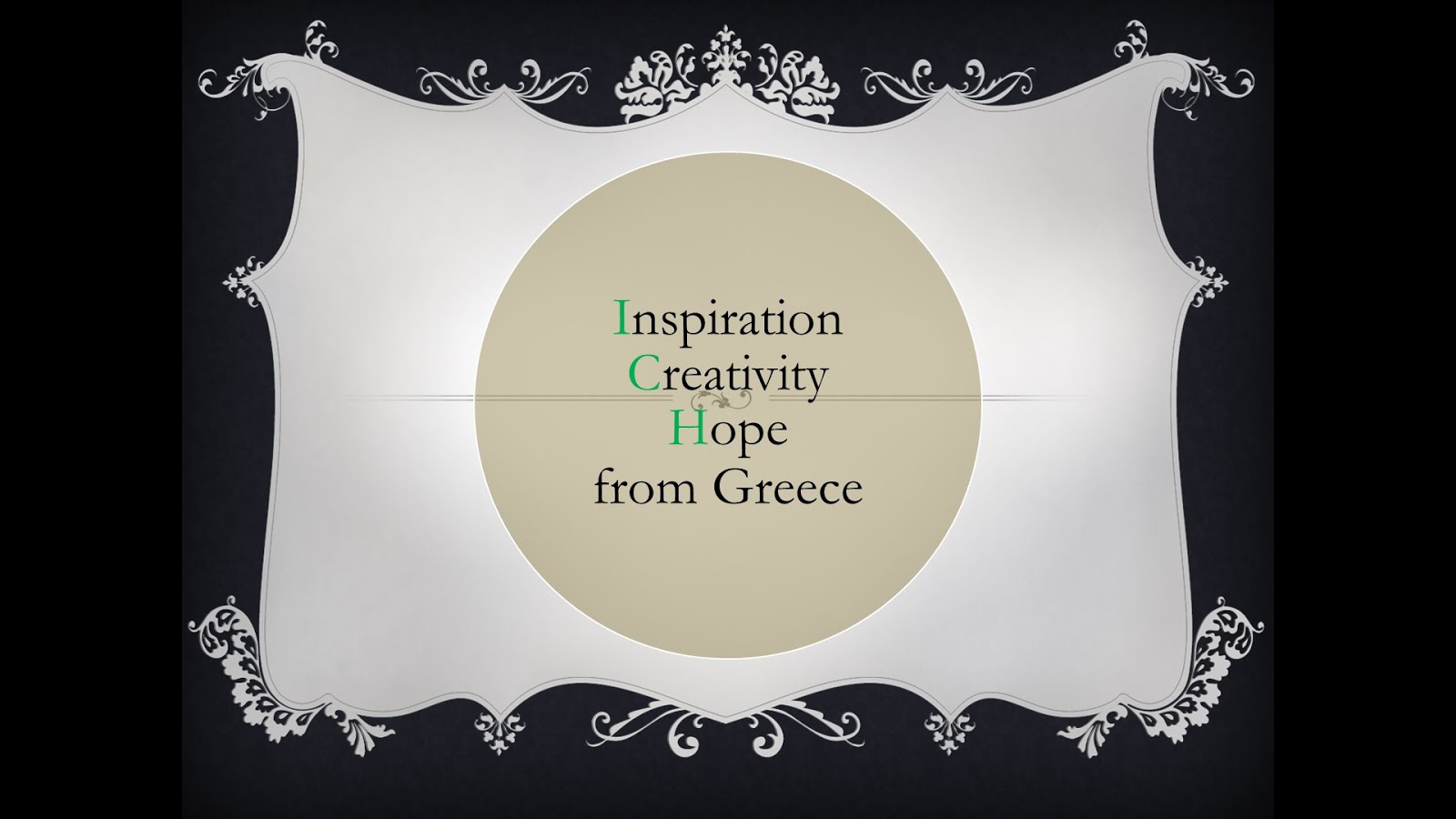 Inspiration - Creativity - Hope from Greece