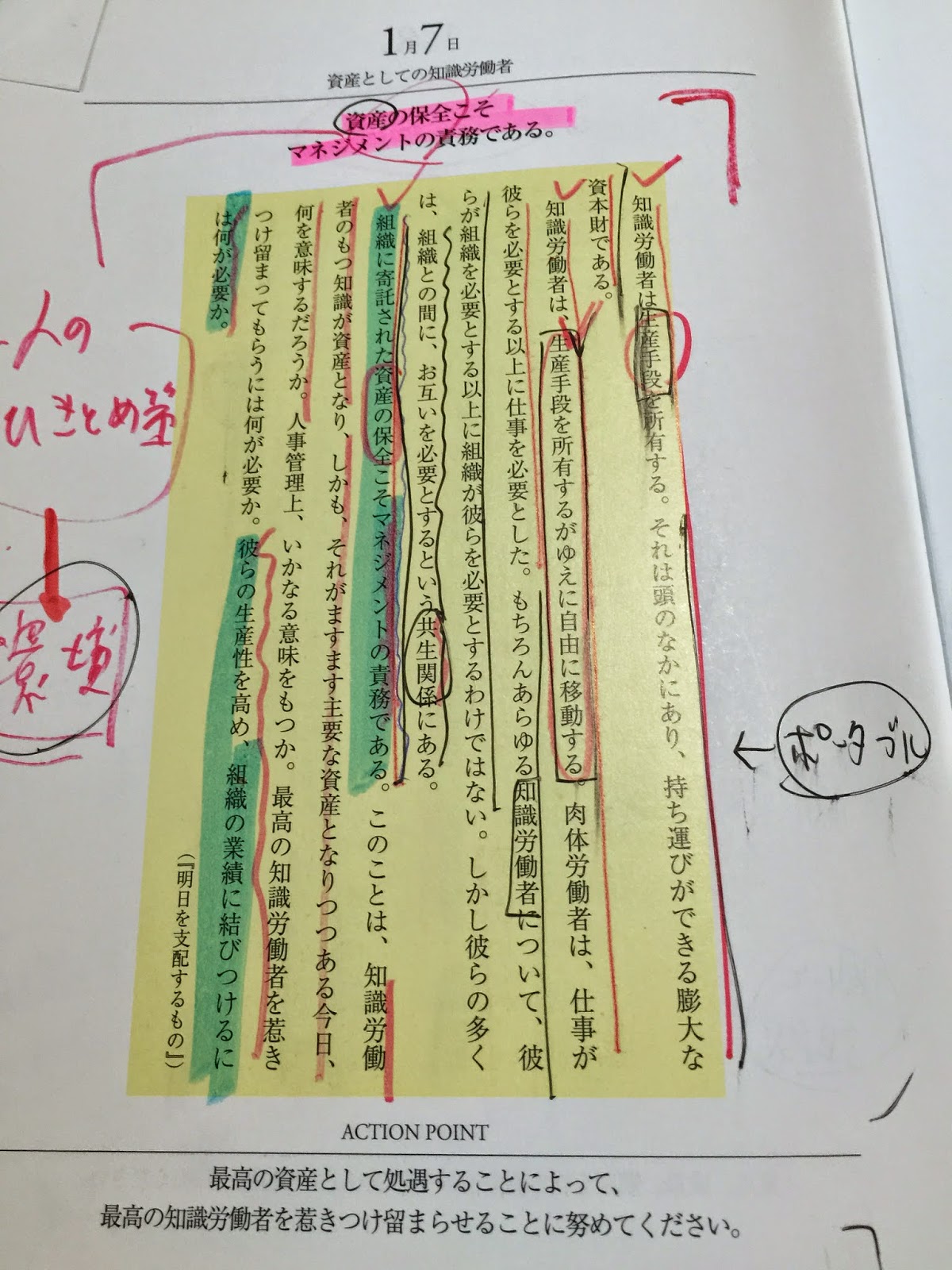 坂の上で 見た雲は 1月7日 資産としての知識労働者