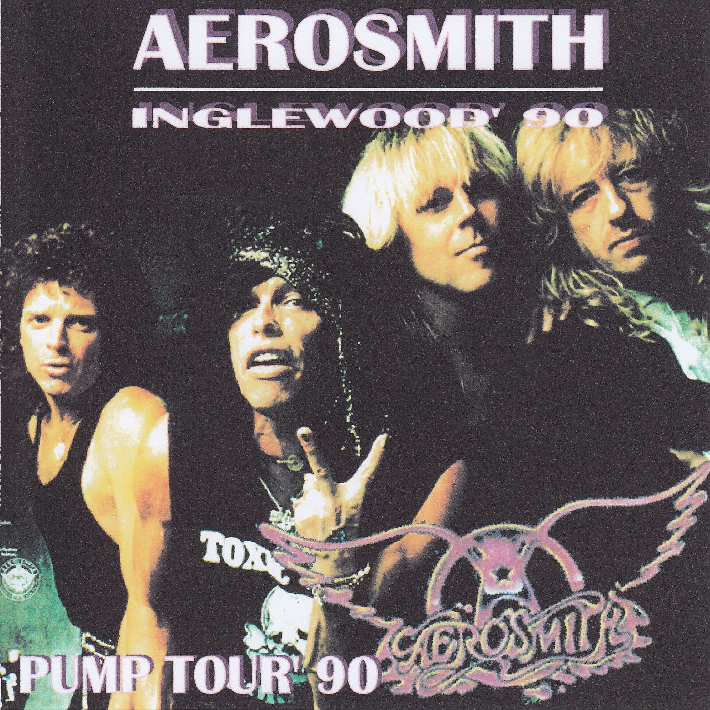 AEROSMITH BOOTLEGS COVER ARTS INGLEWOOD 90