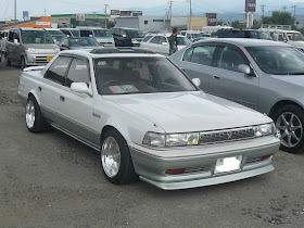 Toyota Cresta X80, japoński sportowy sedan, tylnonapędowy, napęd na tył, RWD, drifting, zdjęcia, tuning, JDM