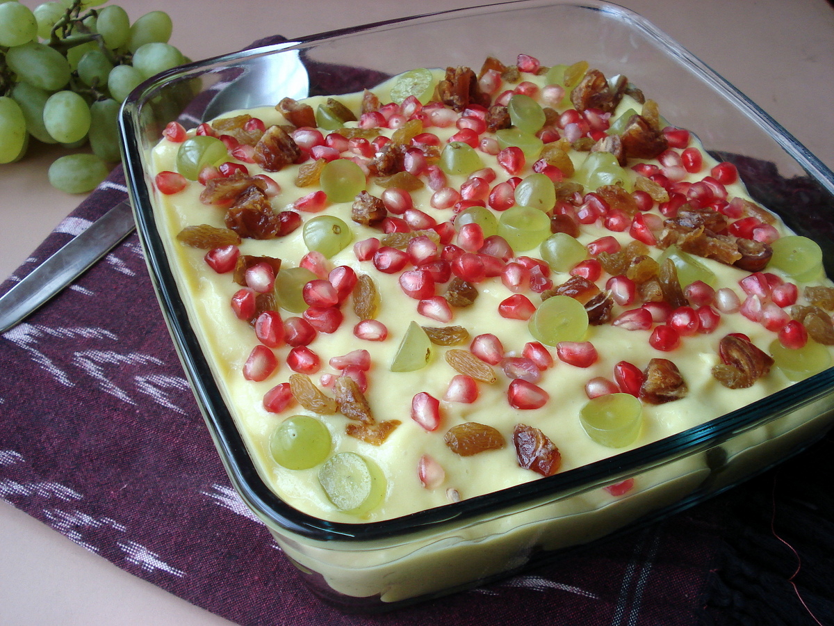 Palakkad Chamayal Fruit Salad in Mango Sauce