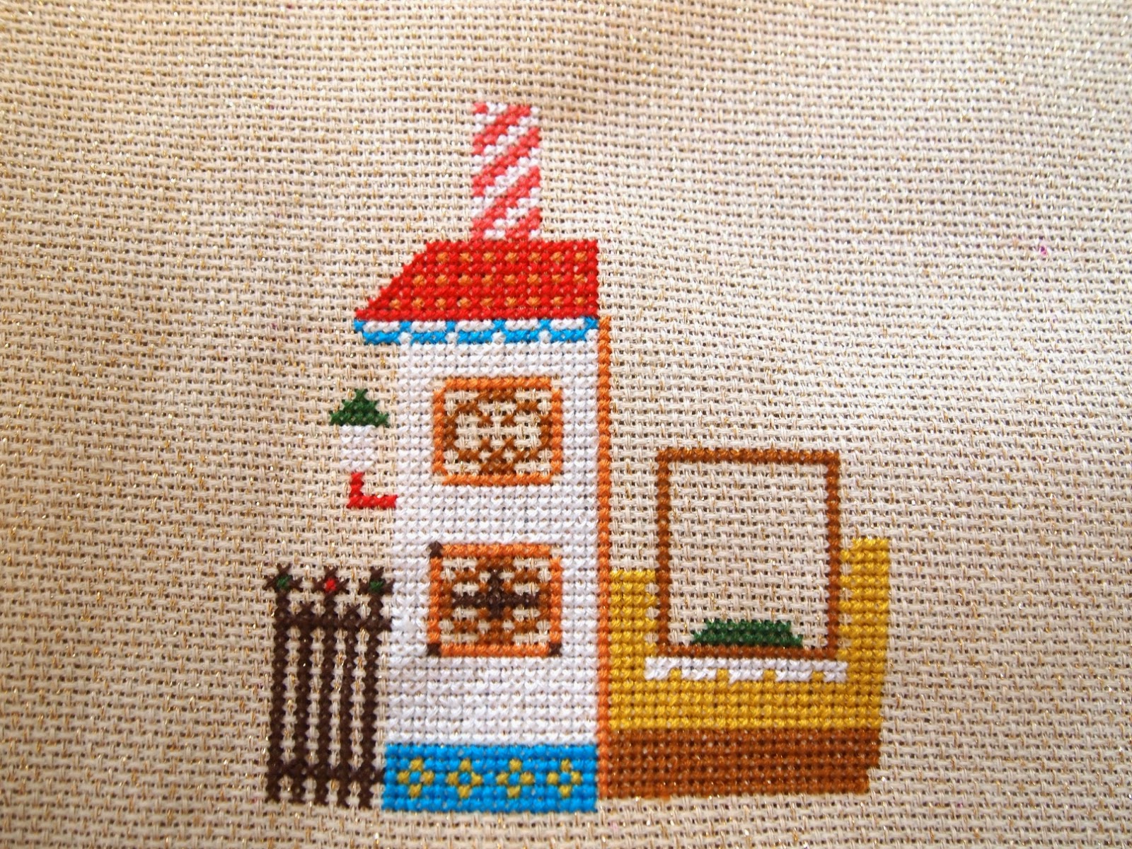 sew sew n sew Cross Stitch Project WIP