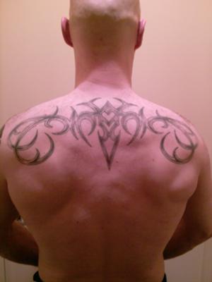 Upper Back Tattoos For Men Tattoo Ideas upper back tribal tattoo