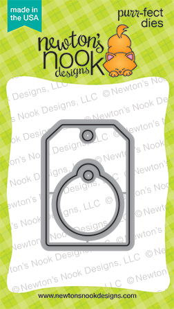 Tags Times Two | Purr-fect Die set  | Newton's Nook Designs