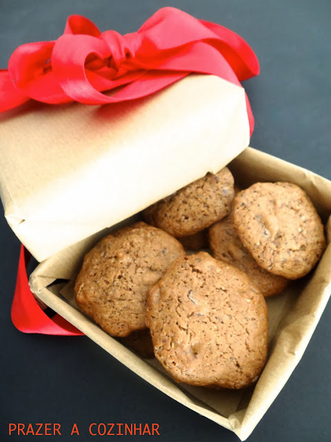 prazer a cozinhar - Triple chocolate chip cookies