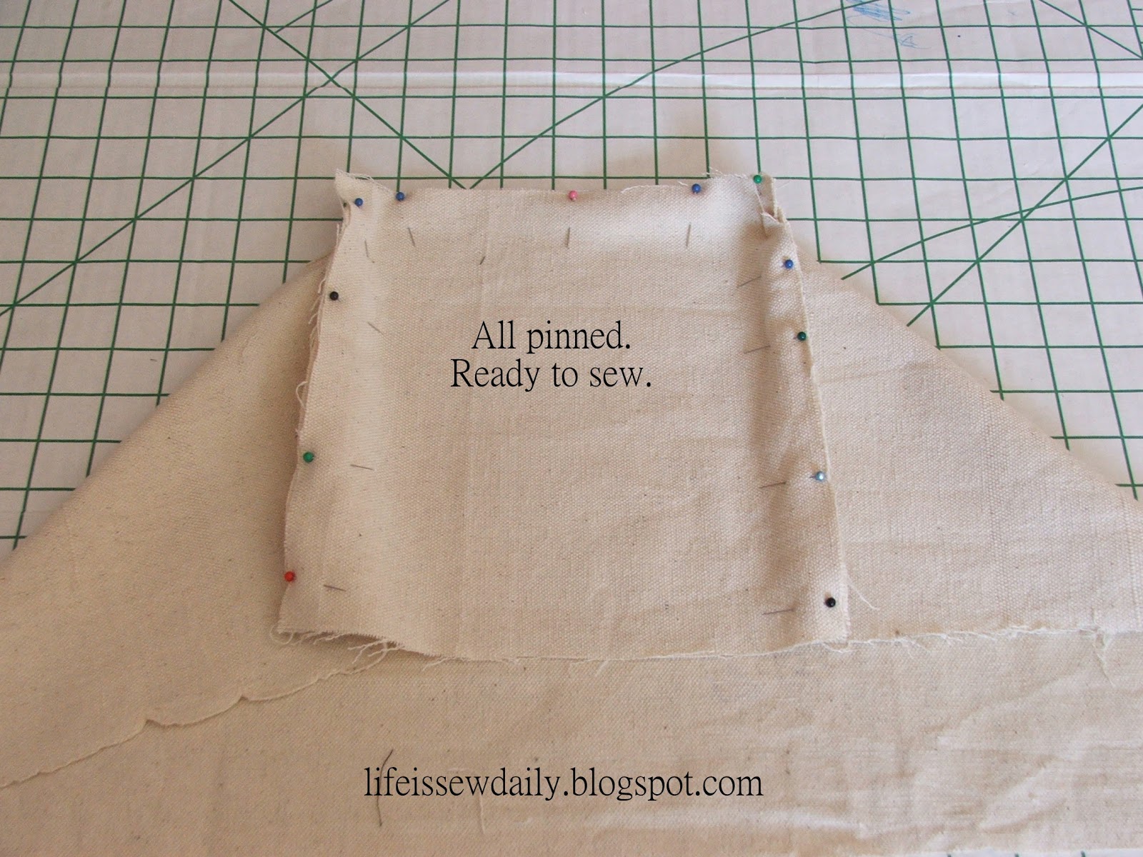 Life is {Sew} Daily How to Make Your Own Basket Liners {Tutorial}