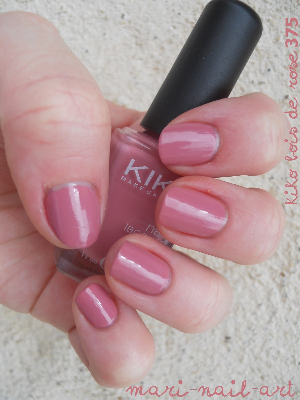 Marinailart Bois de rose, un vernis qui porte bien son nom ! Kiko 375