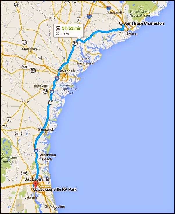 Our Great Fulltime RV Escape Jacksonville and St Augustine, FL