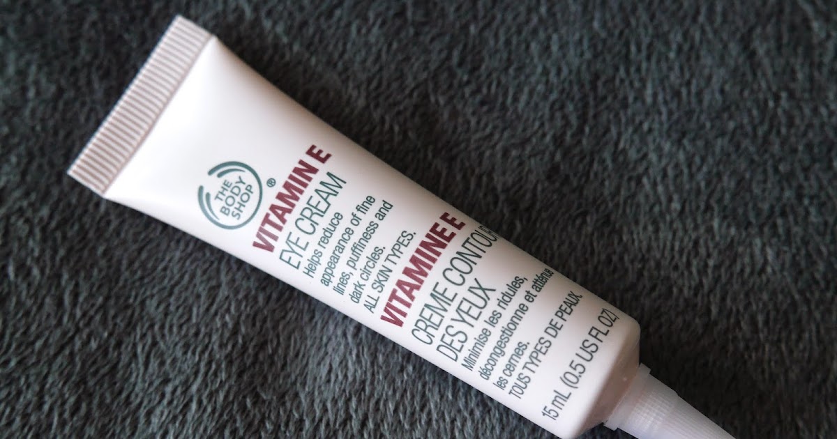 REVIEW The Body Shop Vitamin E Eye Cream / Reflection of Sanity