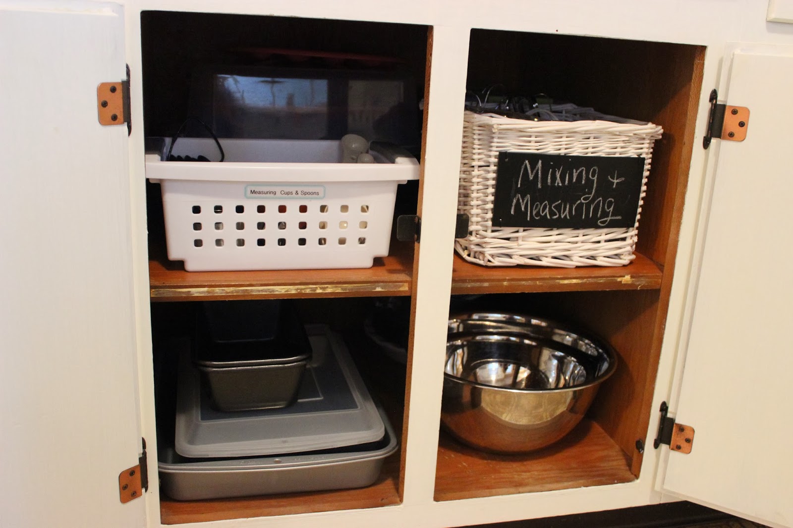Organizing for Six Organized Baking & Utensils