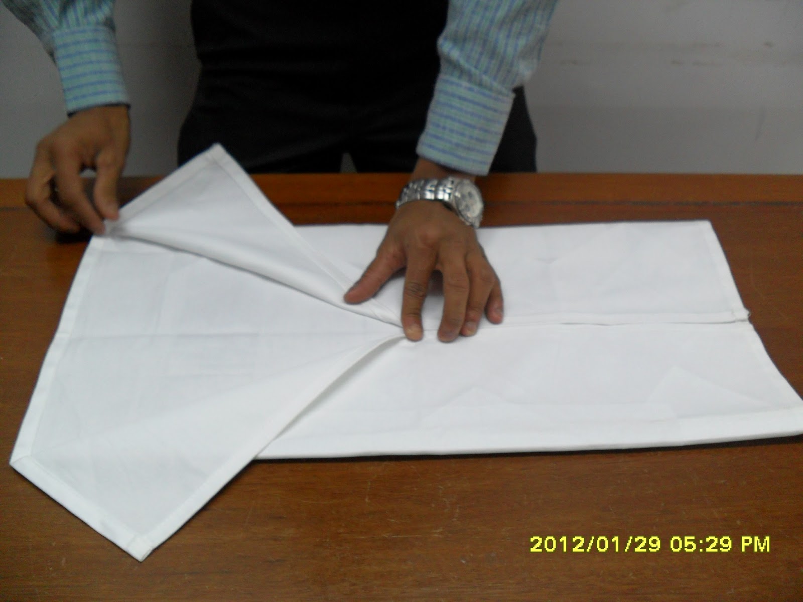 Shades of Vinay's world Napkin Folds for Special Occasions