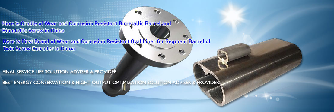 Bimetallic Barrel, Barrel And Screw, Oval Liner, Screw Element, Single Extruder Manufacturer