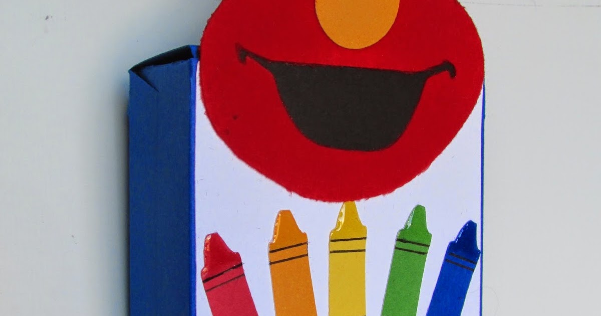 Carol's Creations Elmo Crayon Box