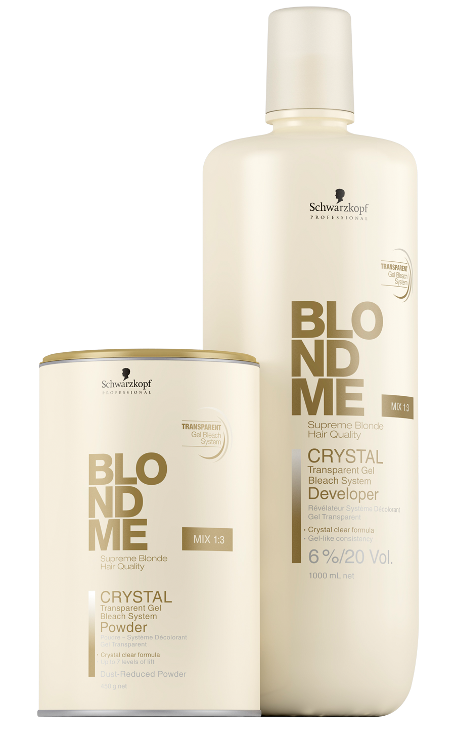 Schwarzkopf Blonde Me Vol Crystal Transparent Gel Bleach System My