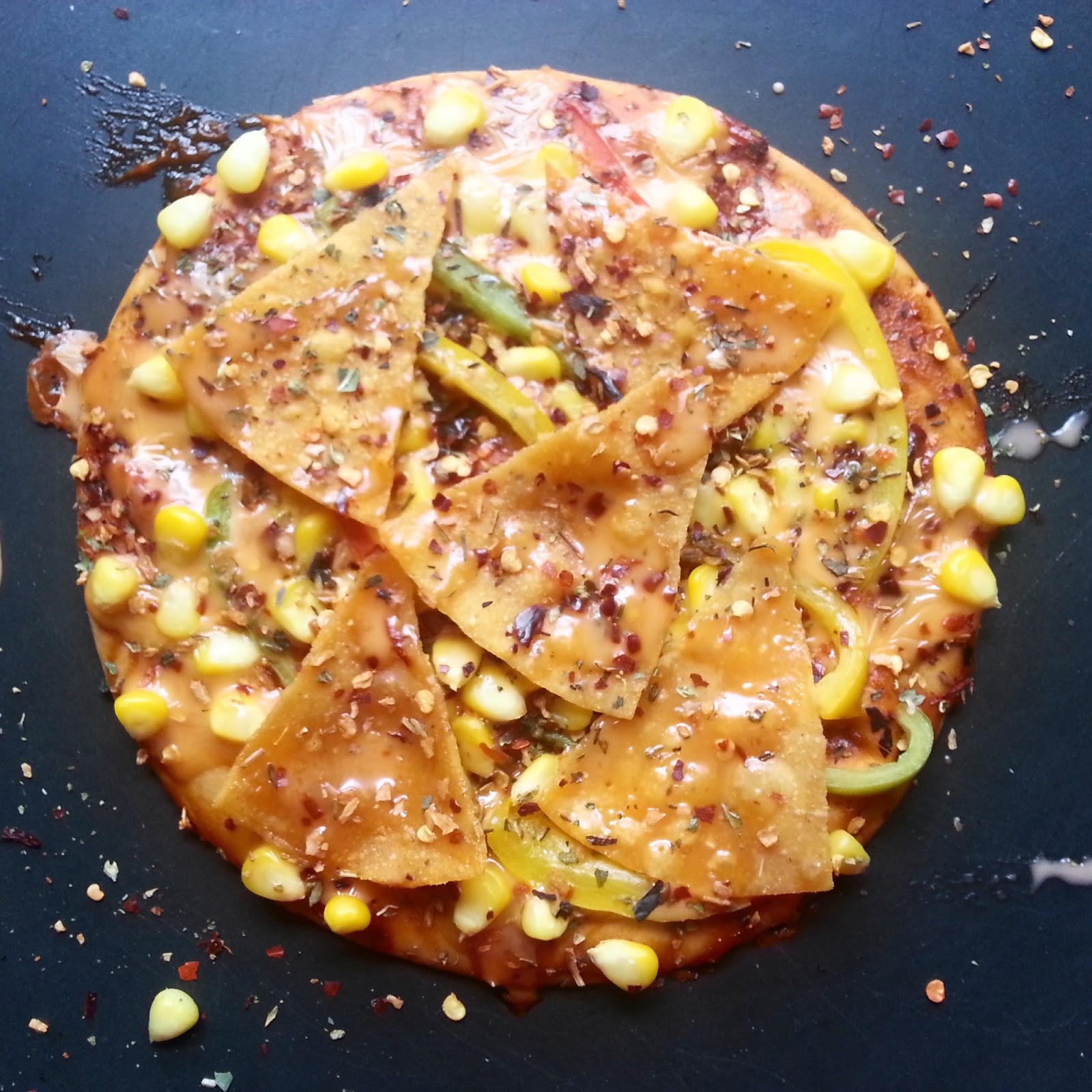 Sav's Kitchen Pan Fried Mexican Pizza