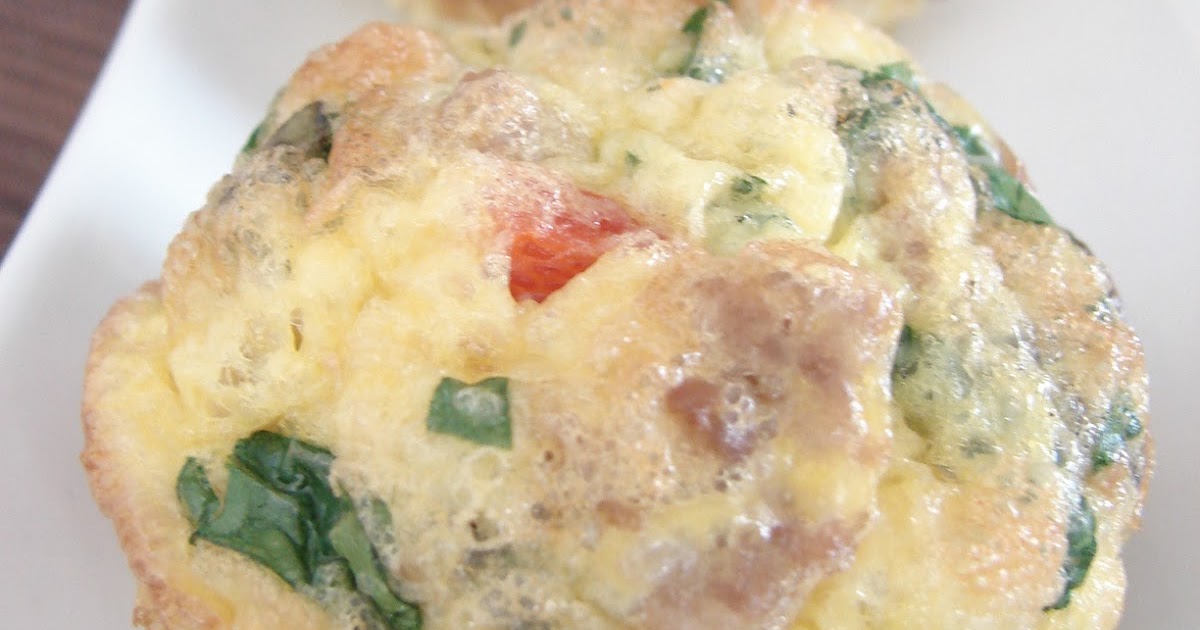 The Royal Cook Sausage and Veggie Egg Muffins