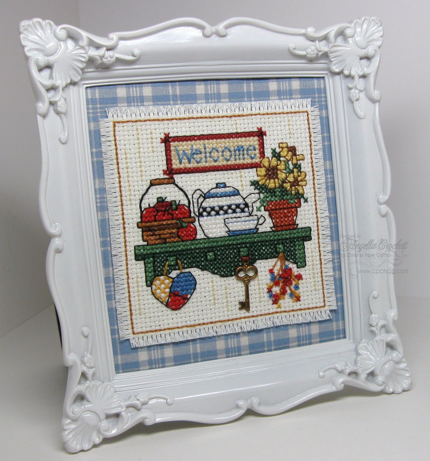 Body, Mind, Spirit, and STAMPS! Crossstitch Frame