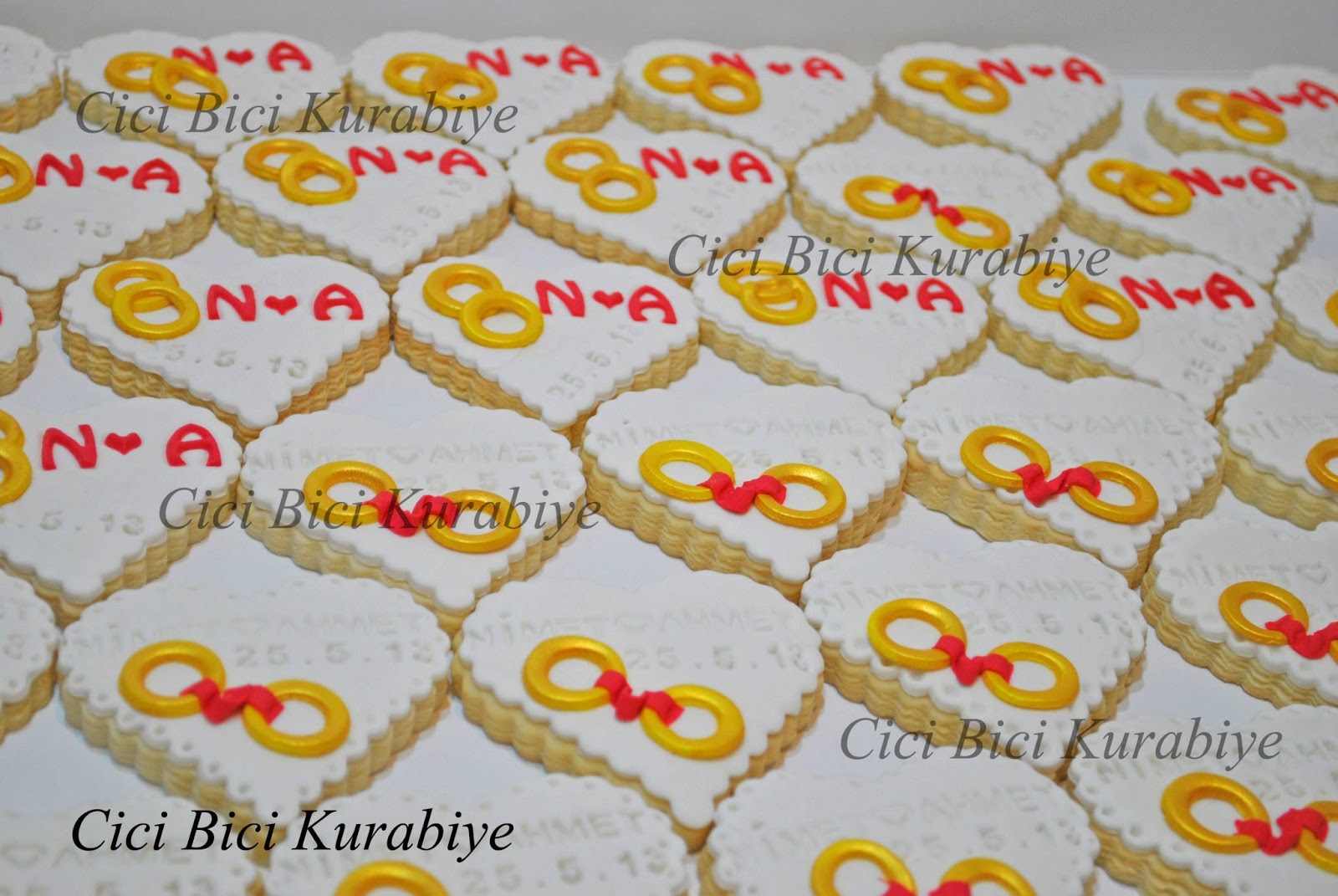 Cici Bici Kurabiye & Cupcake & Pasta İzmit Nişan Kurabiyeleri (Nimet