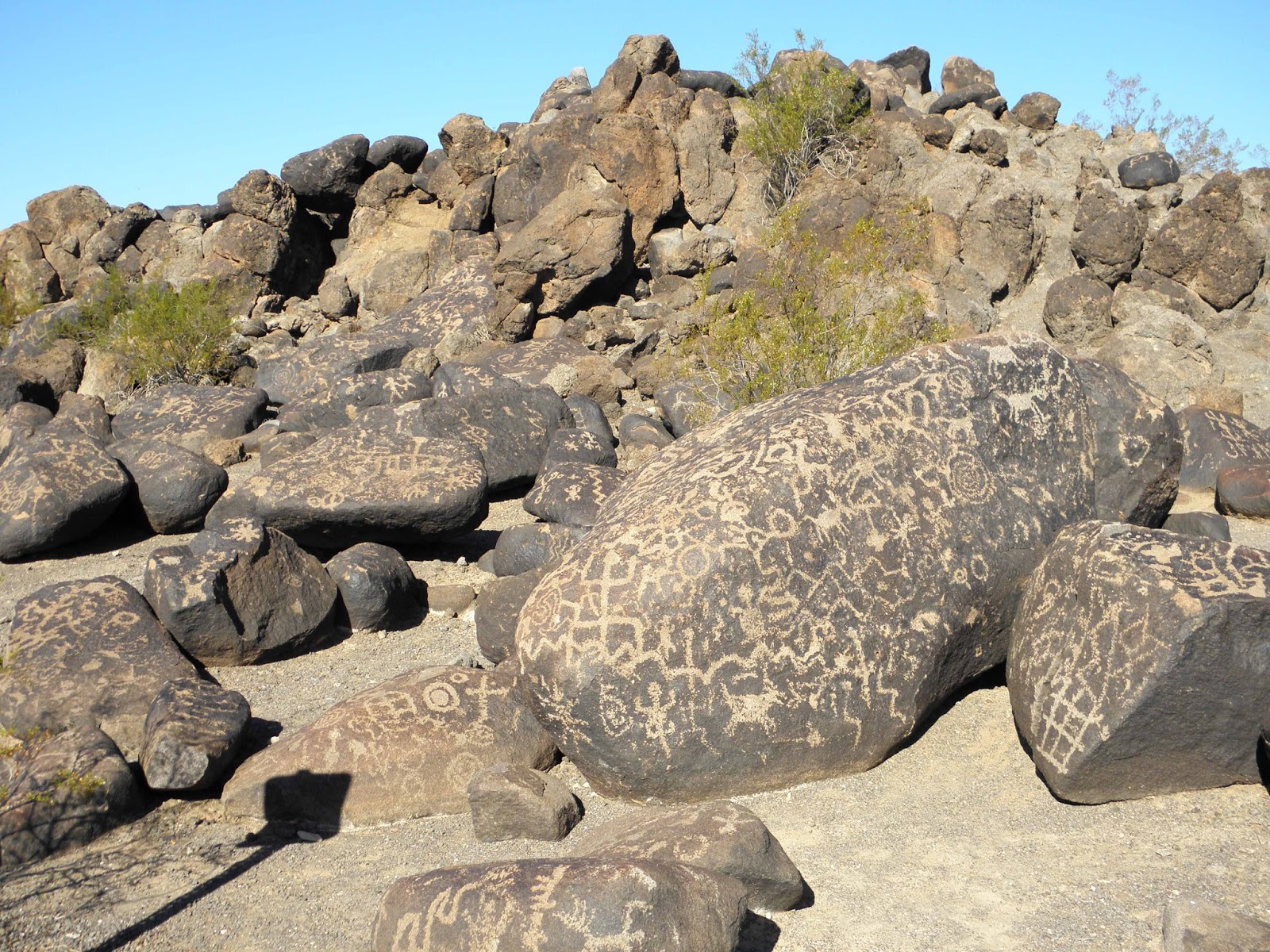 Wahnfried der Nomad Painted Rock Petroglyph Site, Arizona