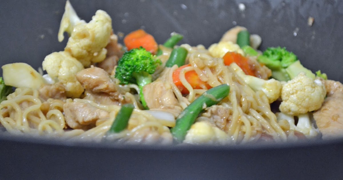 My Recipe BlogBook Honey Soy & Ginger Chicken Noodle Stir Fry