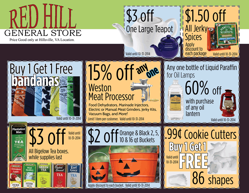 Red Hill General Store Halloween Buckets, Mums!