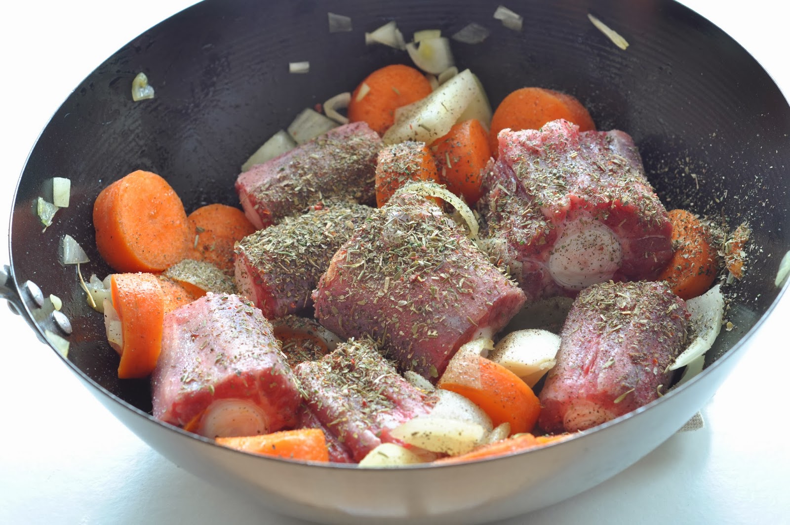 Simple Food Braised Oxtail in Red Wine with Parsnip Crisps