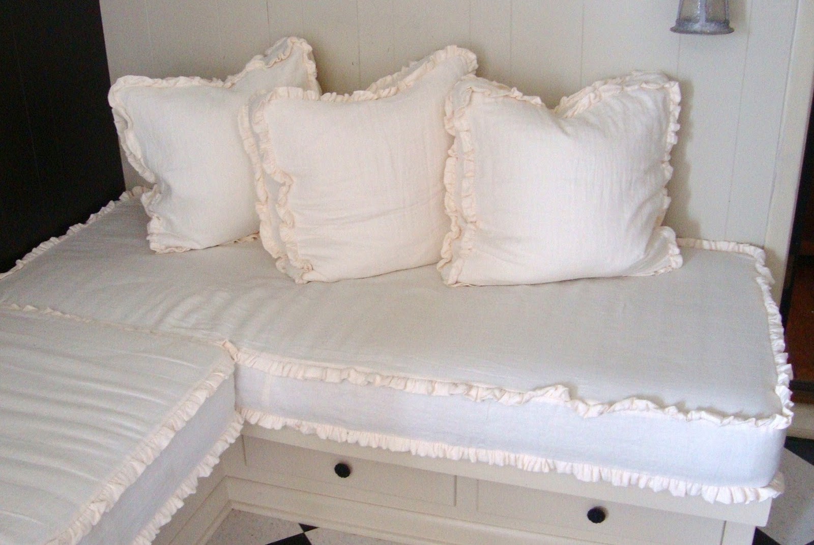 Linen Slipcovers for Twin Beds