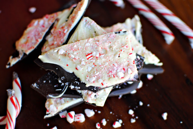 Salted Chocolate Peppermint Bark l SimplyScratch.com