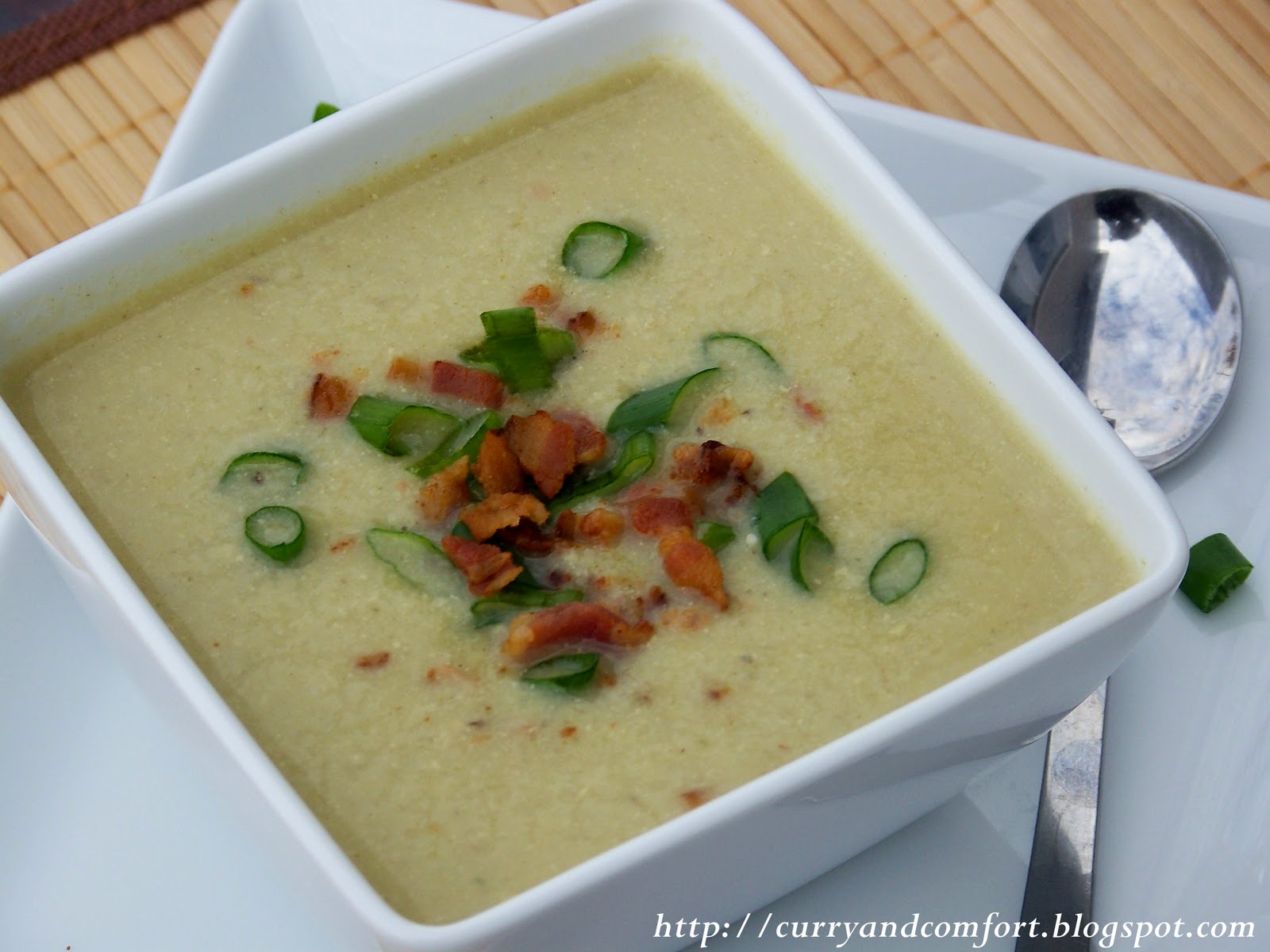 Kitchen Simmer Creamy Cauliflower and Leek Soup