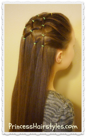 Elastic Christmas Tree Hairstyle Hairstyles For Girls Princess