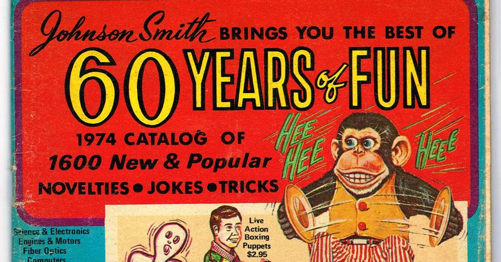 SECRET FUN BLOG BEAUTIFUL 1974 JOHNSON SMITH CATALOG COVER