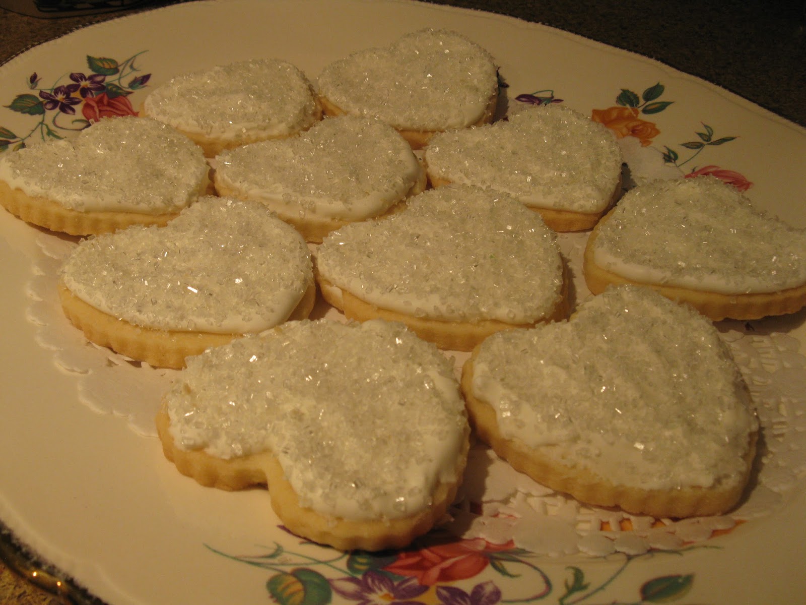 Thel's Kitchen Iced Shortbread Cookies