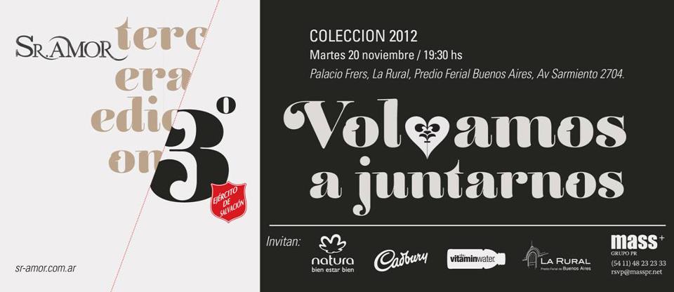 Sr. Amor…otra mirada de la moda