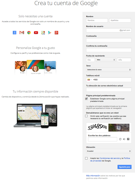 Como crear una página web gratis