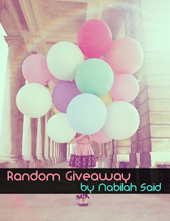 Random Giveaway by Nabilah Said