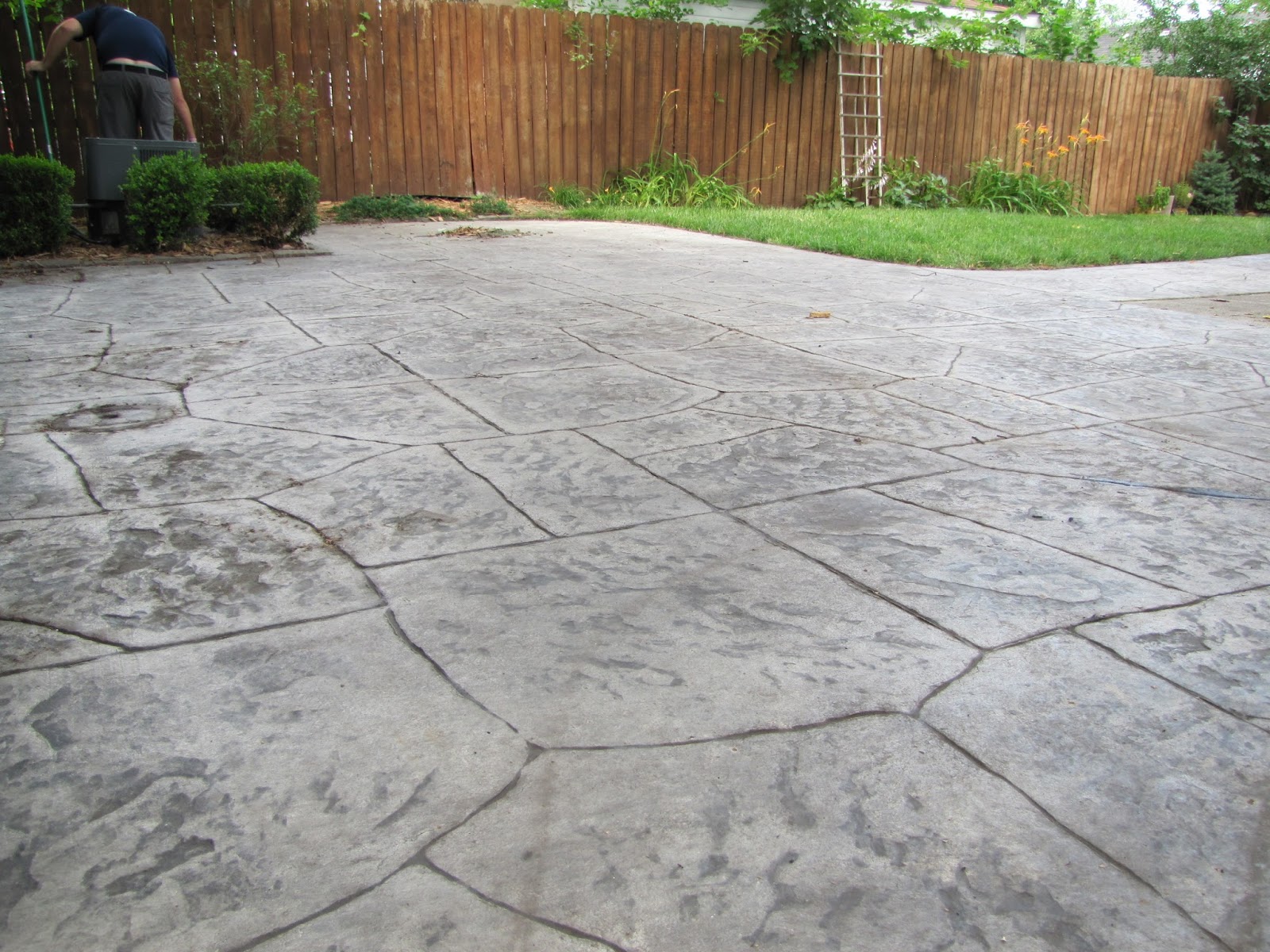 House dash Home Sealing a Stamped Concrete Patio