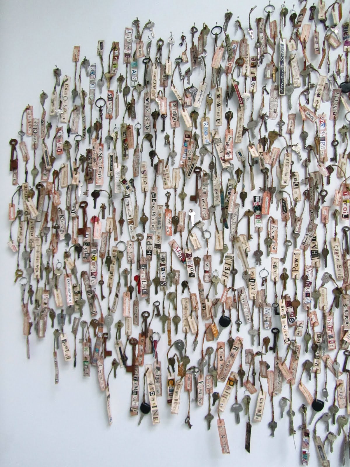 Art In Stitches The Wall of Keys