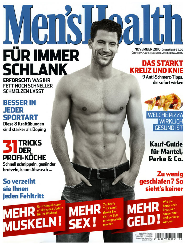 MEN'S BOOKMARK Jan Schumacher for MEN'S HEALTH Germany Version