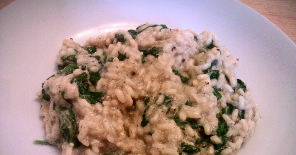 Everything Goes With Toast Spinach & ricotta risotto