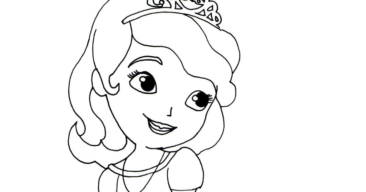 Sofia The First Coloring Pages: Sofia the First Coloring Page