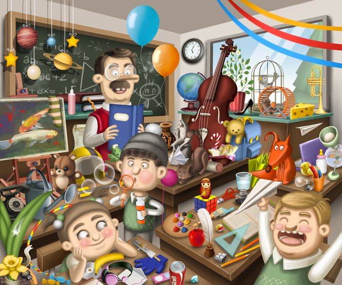 Valentina Mendicino Illustrations: Illustrations for Kaleidos Junior