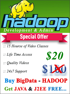 HADOOP Training $20