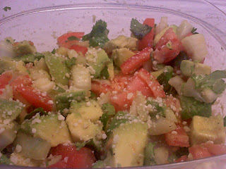 Once you make this Homemade Chunky Guacamole, you'll never go back to blended, store bought guacamole. Get the recipe at www.drugstoredivas.net.