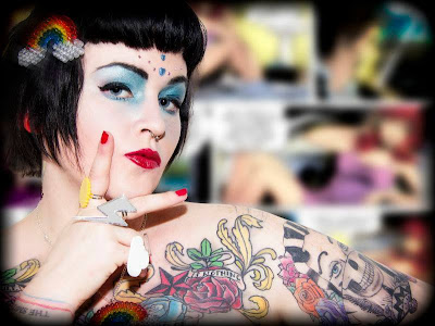 Coco Fierce tattoos up close Coco Fierce tattoos up close