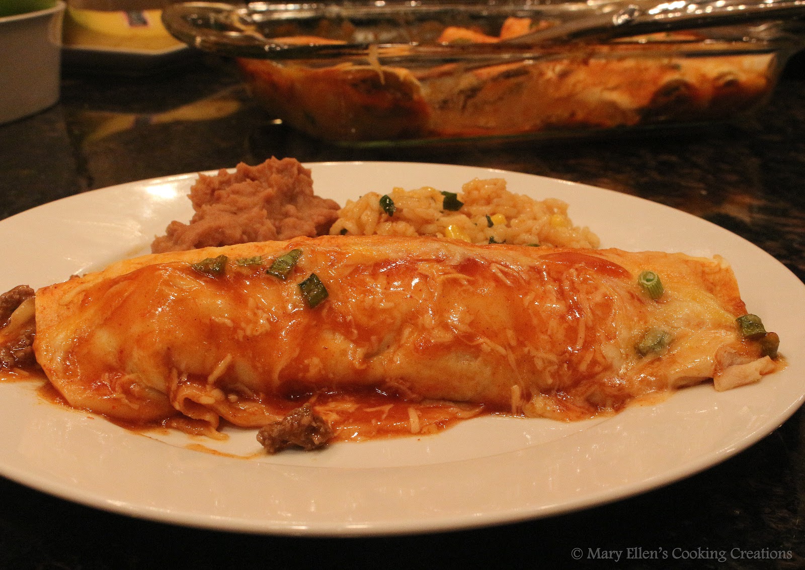 Mary Ellen's Cooking Creations Easy Beef Enchiladas
