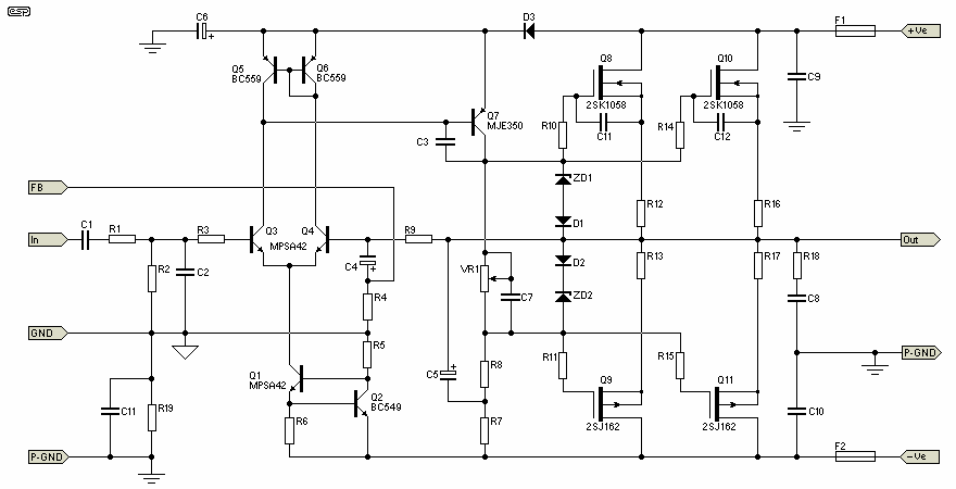 high fidelity mosfet power amplifier 150 w