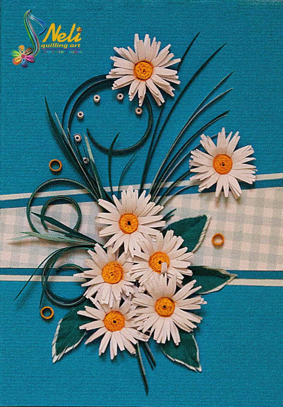 Neli Quilling Art Quilling cards /10.5 cm 7.5 cm/ and small quilling
