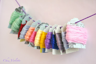 DIY skein /Tutoriel écheveaux - chez violette